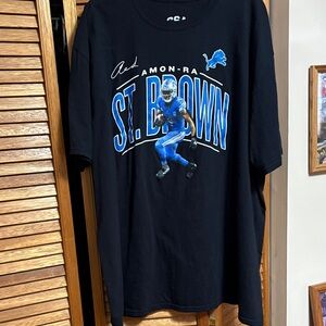 Detroit Lions Black Graphic tee